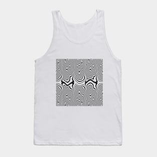 Glitch and displace Tank Top